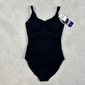 Honeylove Cami Body Bodysuit Onyx Black Shapewear Size Small NWT